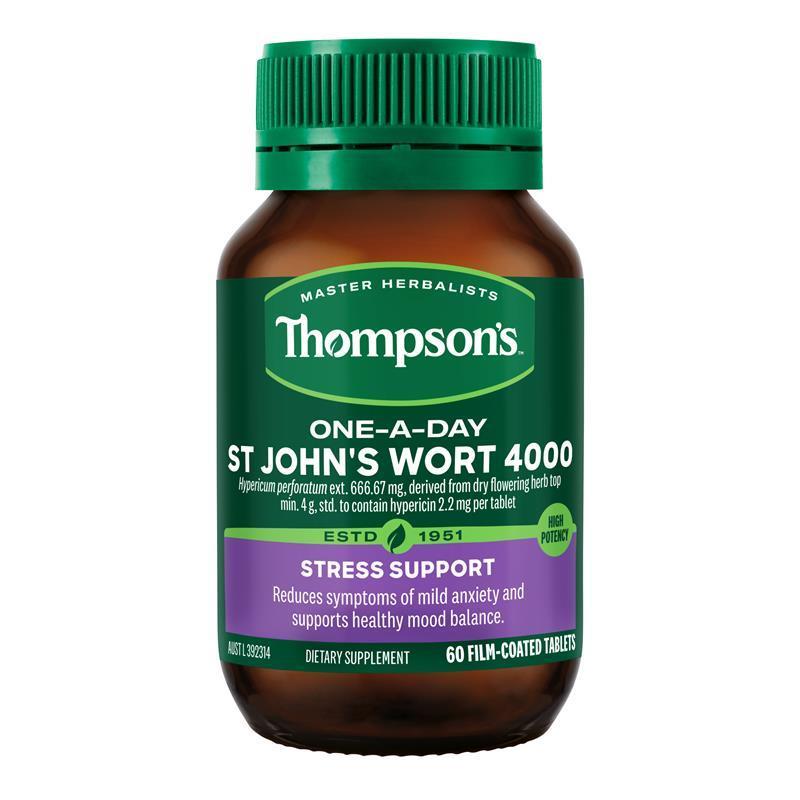 Thompson's One-A-Day St. John's Wort 4000mg 60 Tablets gallery image