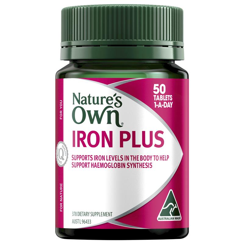 Nature's Own Iron Plus 50 Tablets gallery image