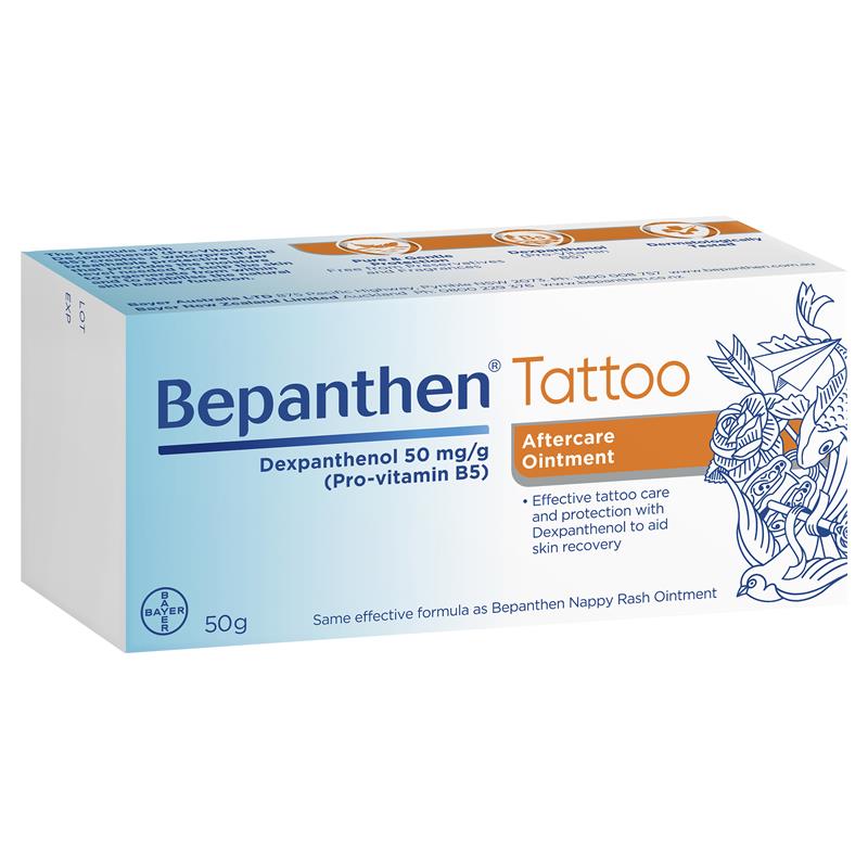 Bepanthen Tattoo Aftercare and Protection Ointment 50g gallery image