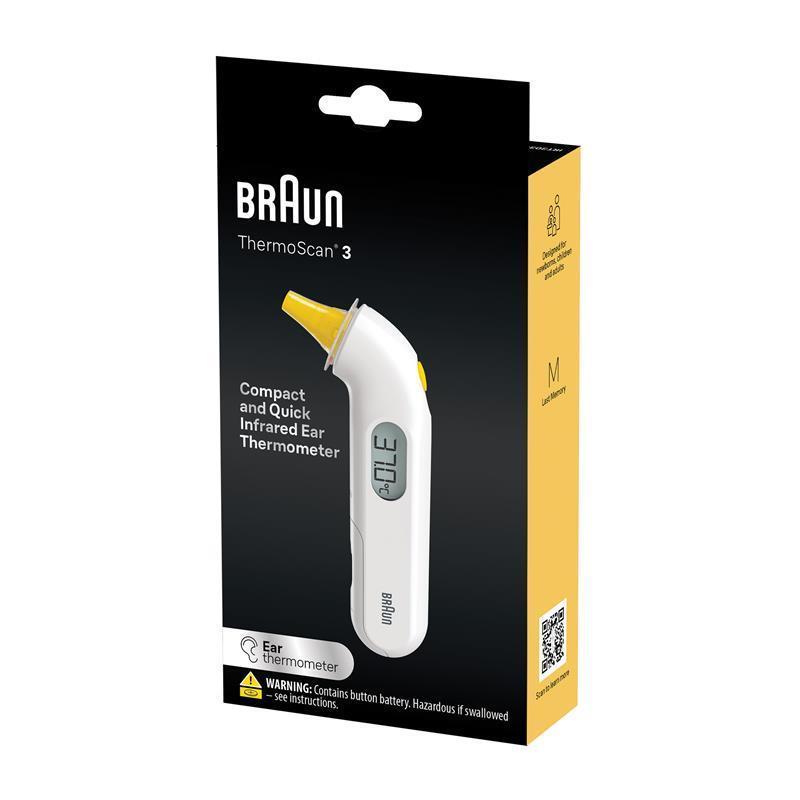 Braun Thermoscan 3 Ear Thermometer gallery image