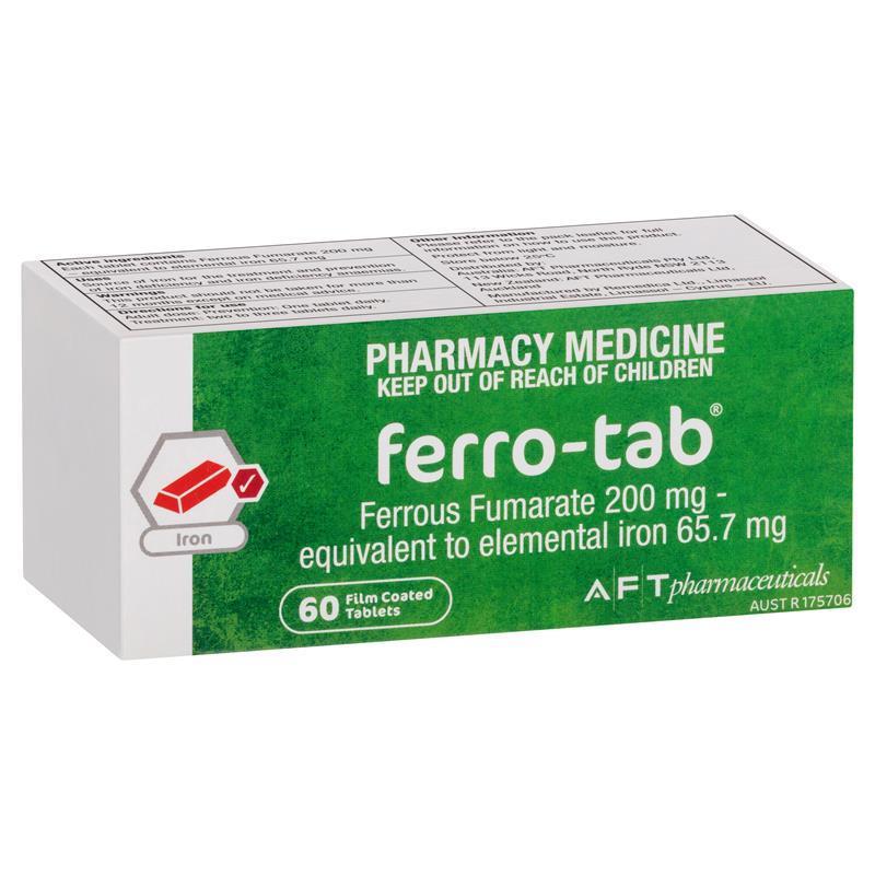 Ferro Tab 200mg 60 Tablets gallery image