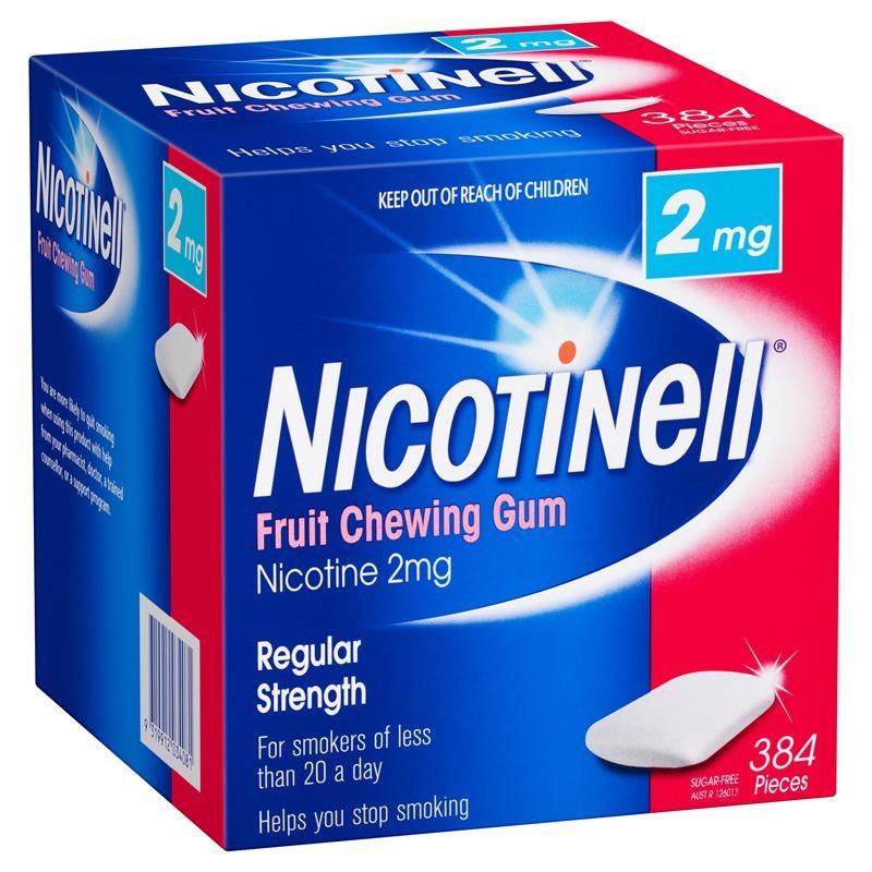 Nicotinell Fruit Gum 2mg 384 Pack