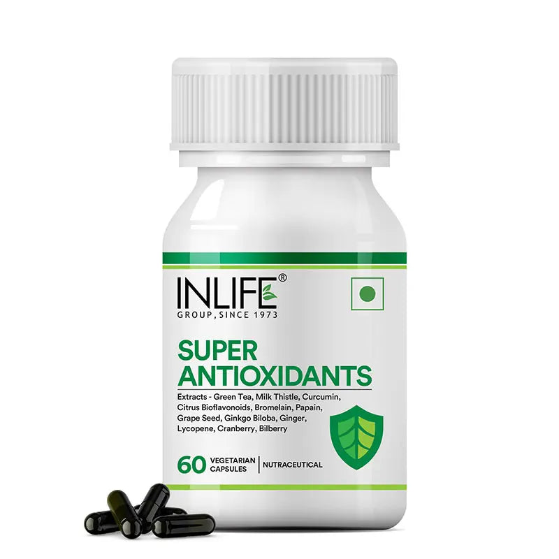 Inlife Super Antioxidants Supplement - 60 Vegetarian Capsules gallery image