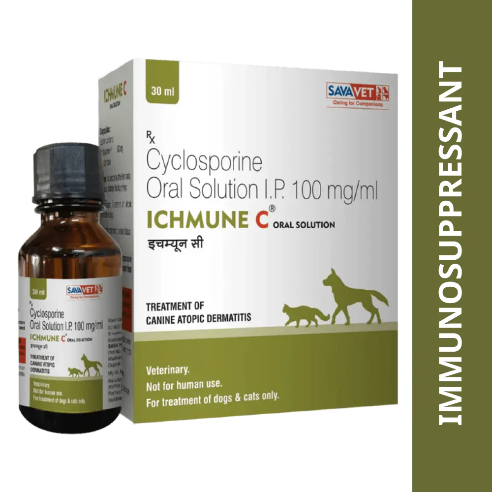 Ichmune C (Cyclosporin) 30ml (100mg/ml) gallery image
