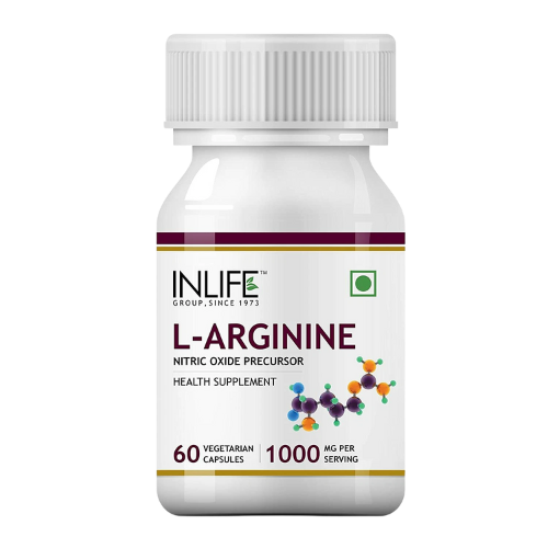 Inlife L Arginine 1000mg  60 Capsules gallery image