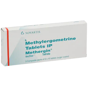Methergine (Methylergotametrine) 0.125mg 30 Tablets gallery image